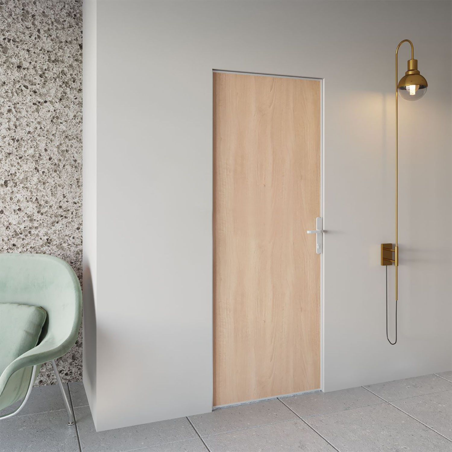 Ламинированная дверь Simple Solid