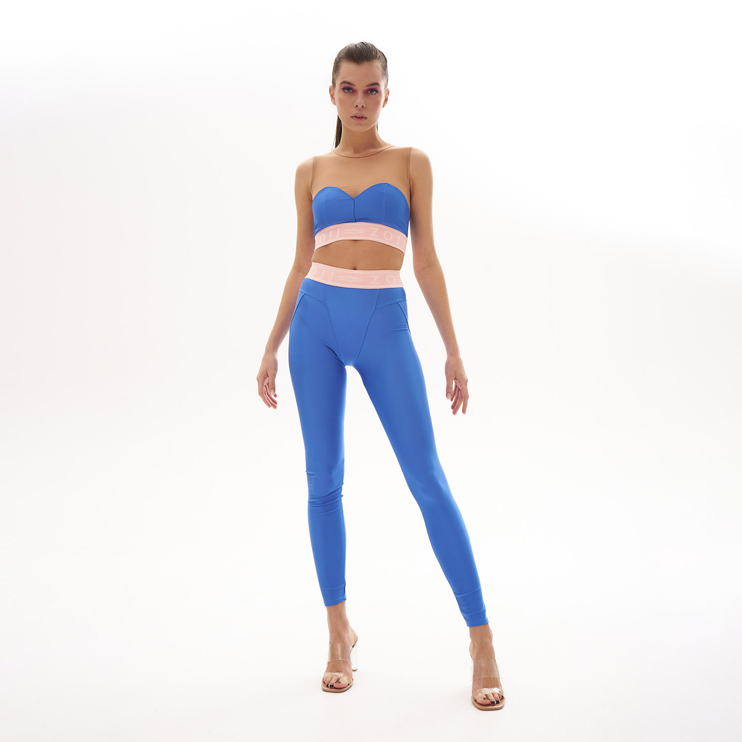 ZOJJ. Леггинсы c push up строчкой Sky