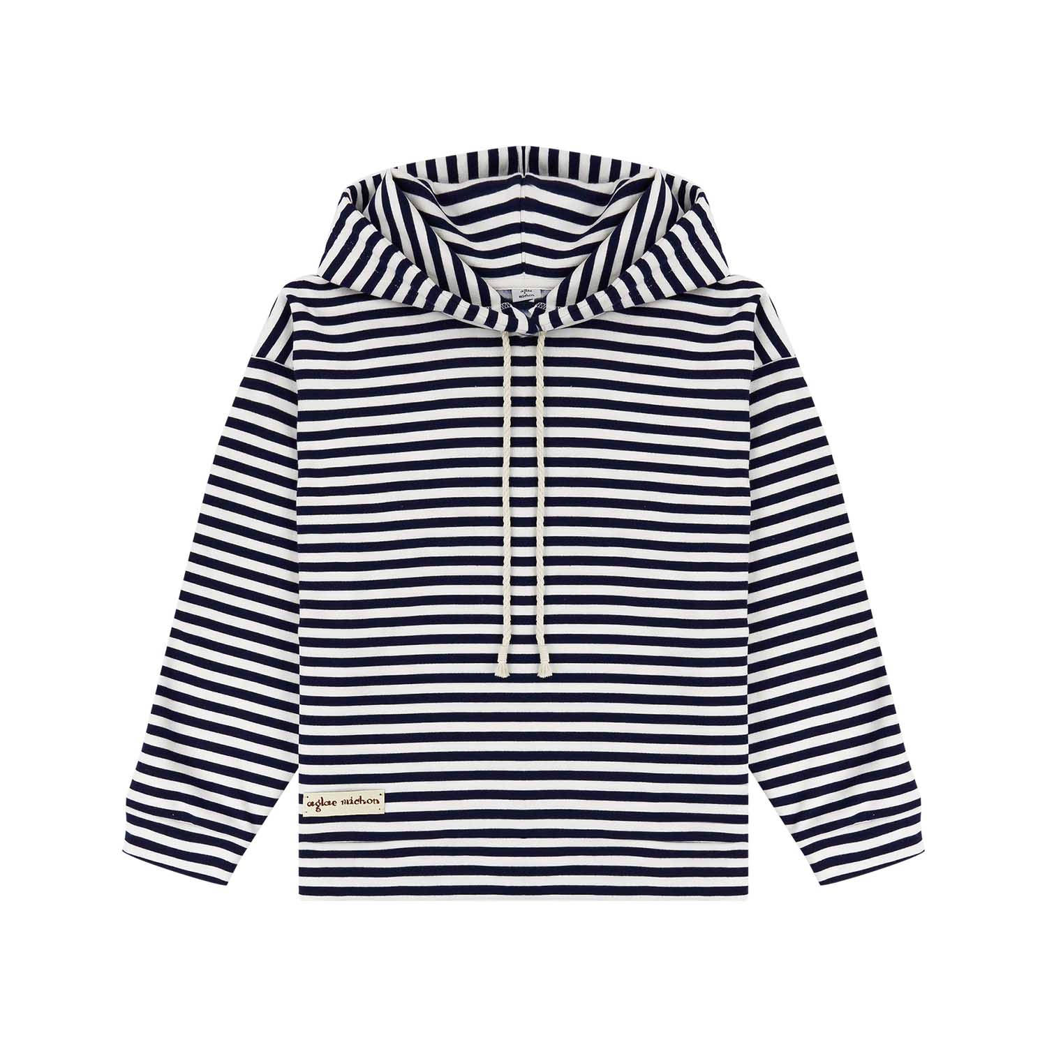 Женское худи в полоску