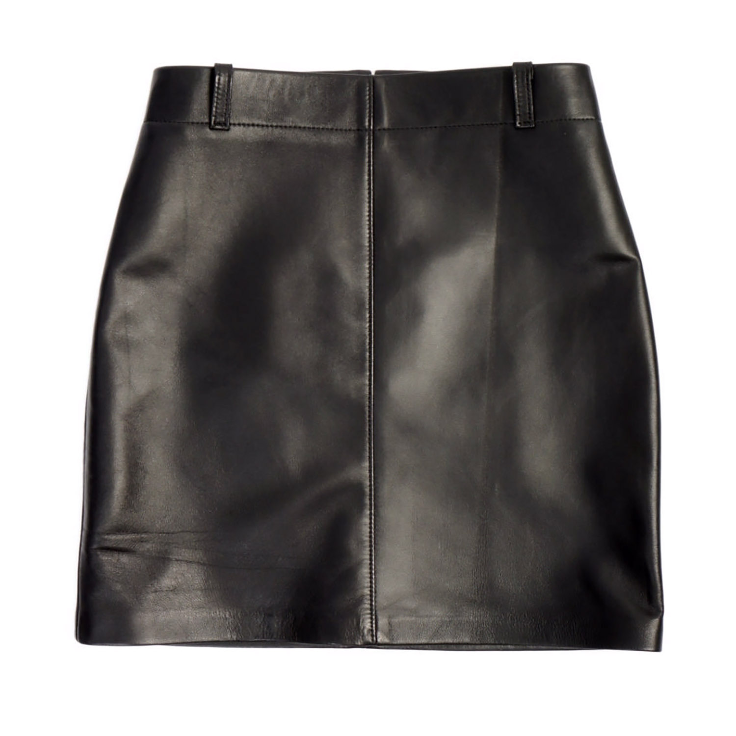 Черная мини-юбка