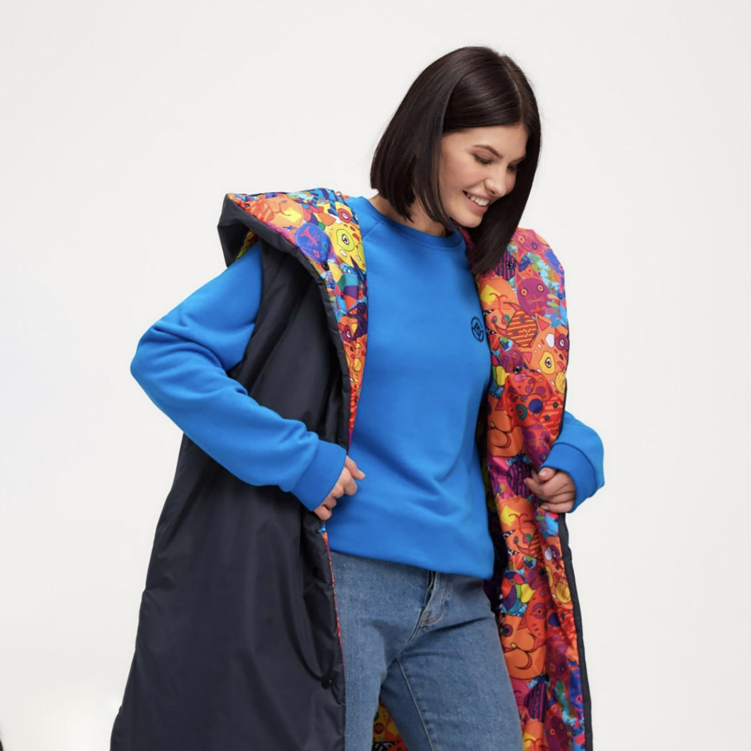 Двухсторонний теплый жилет