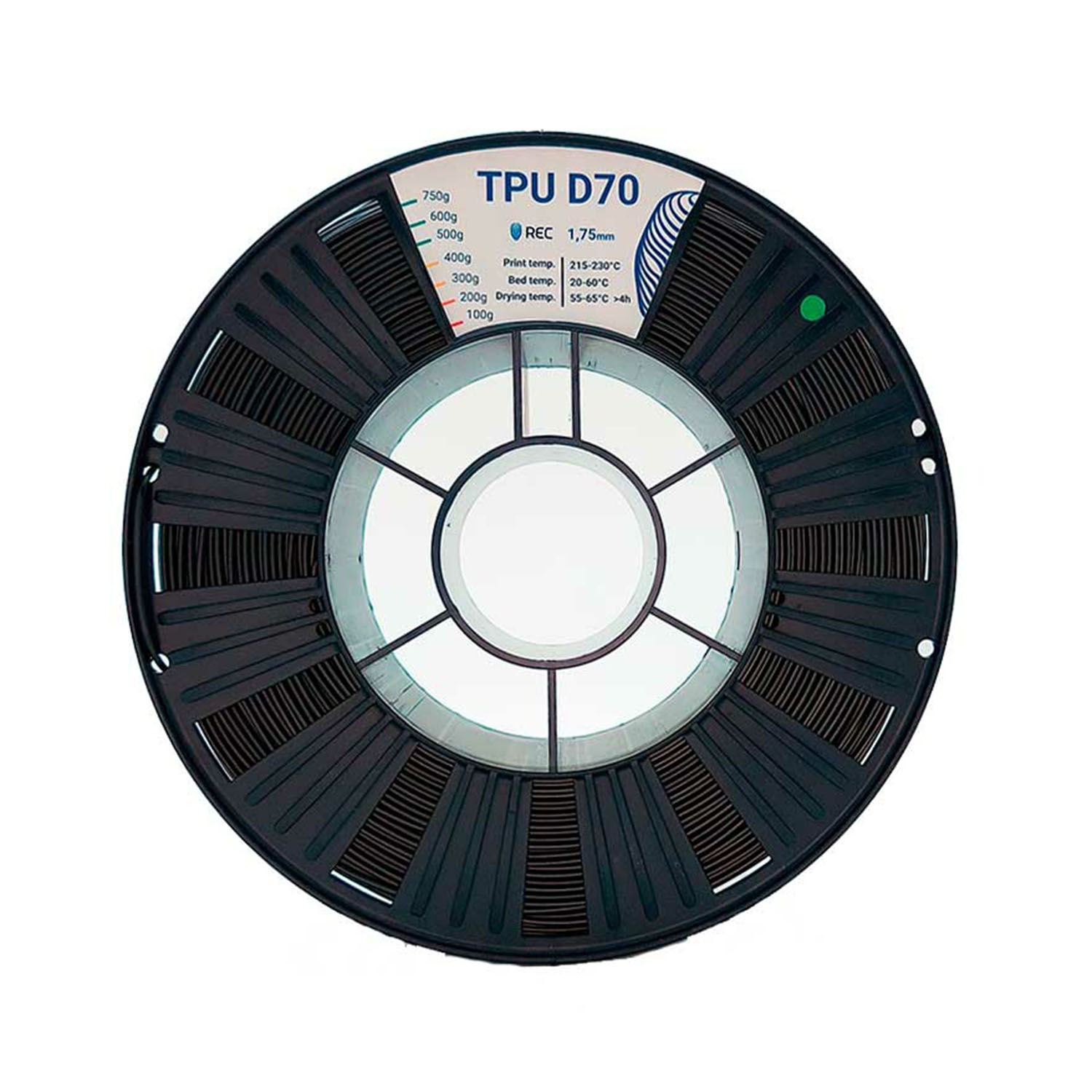 Черный пластик TPU D70
