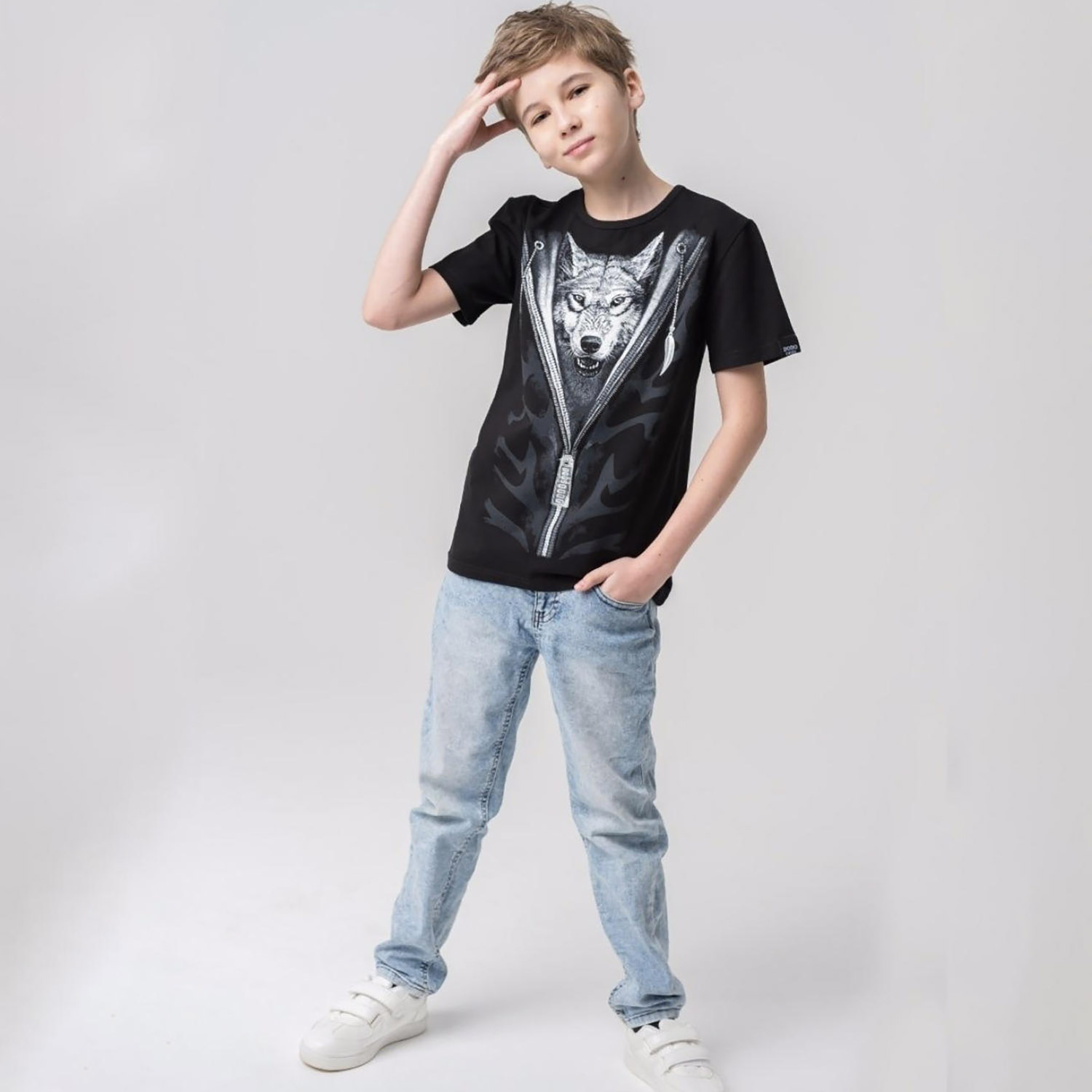 Футболка «Волк в балахоне»