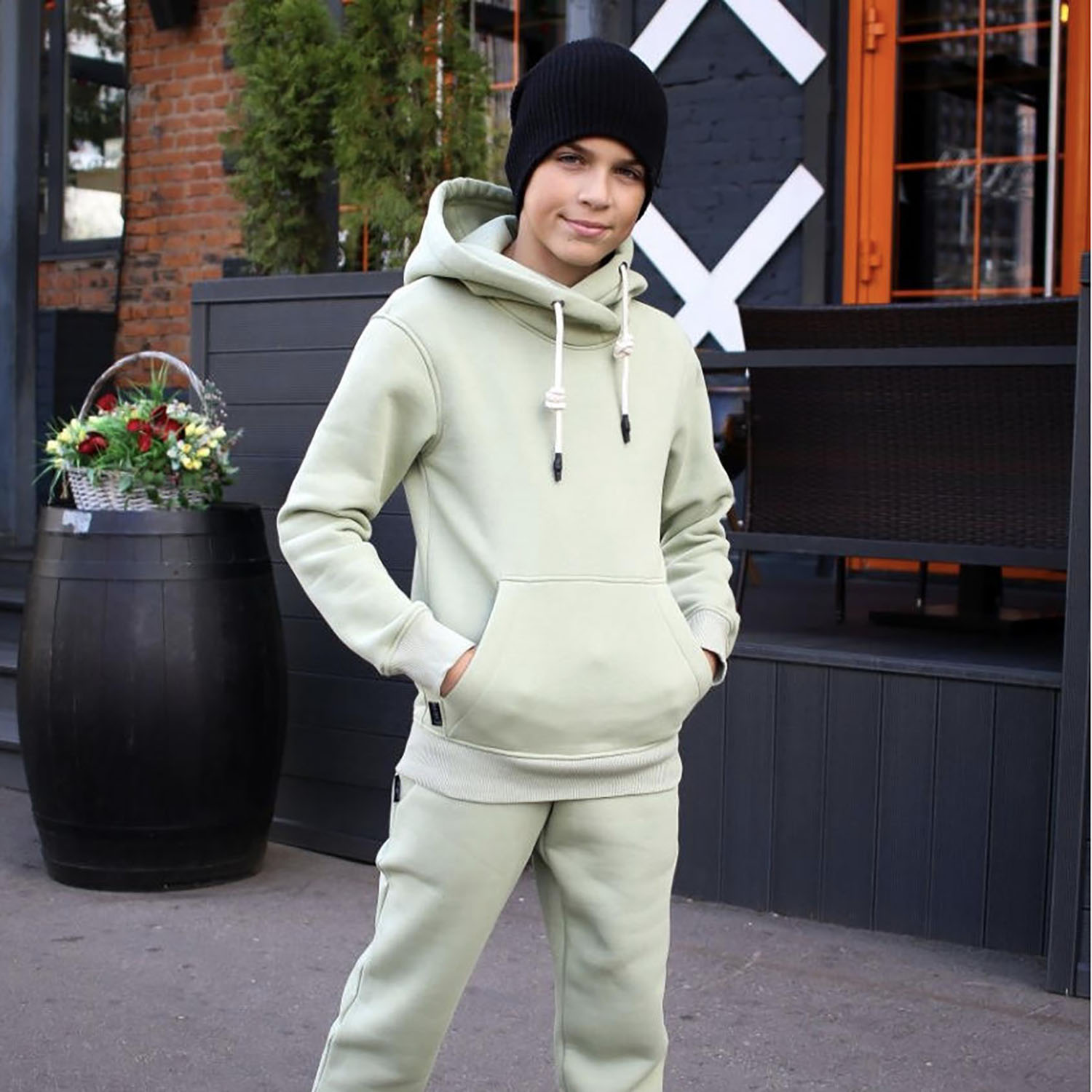 Костюм из футера с начесом для мальчика