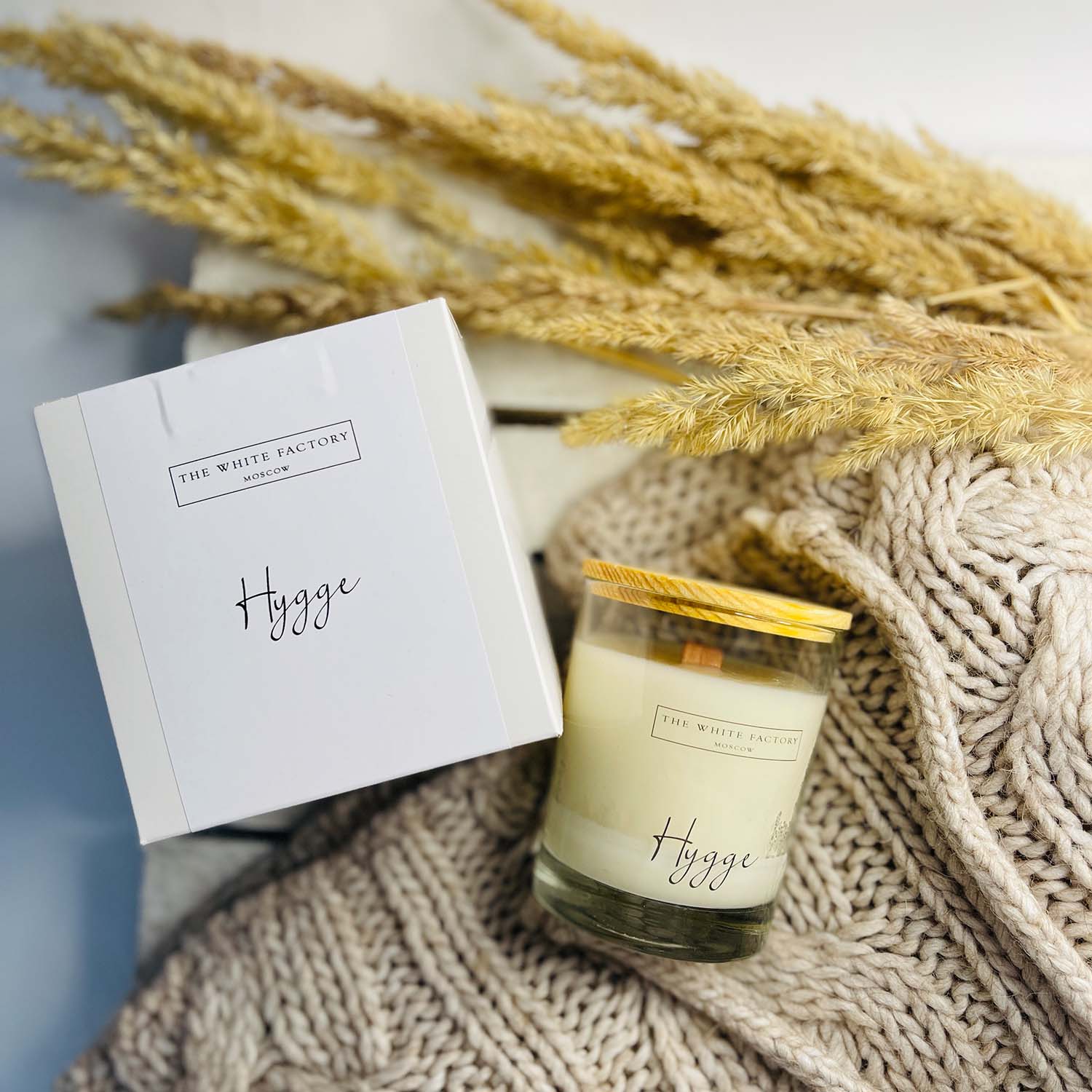 Декоративная aроматическая свеча Hygge
