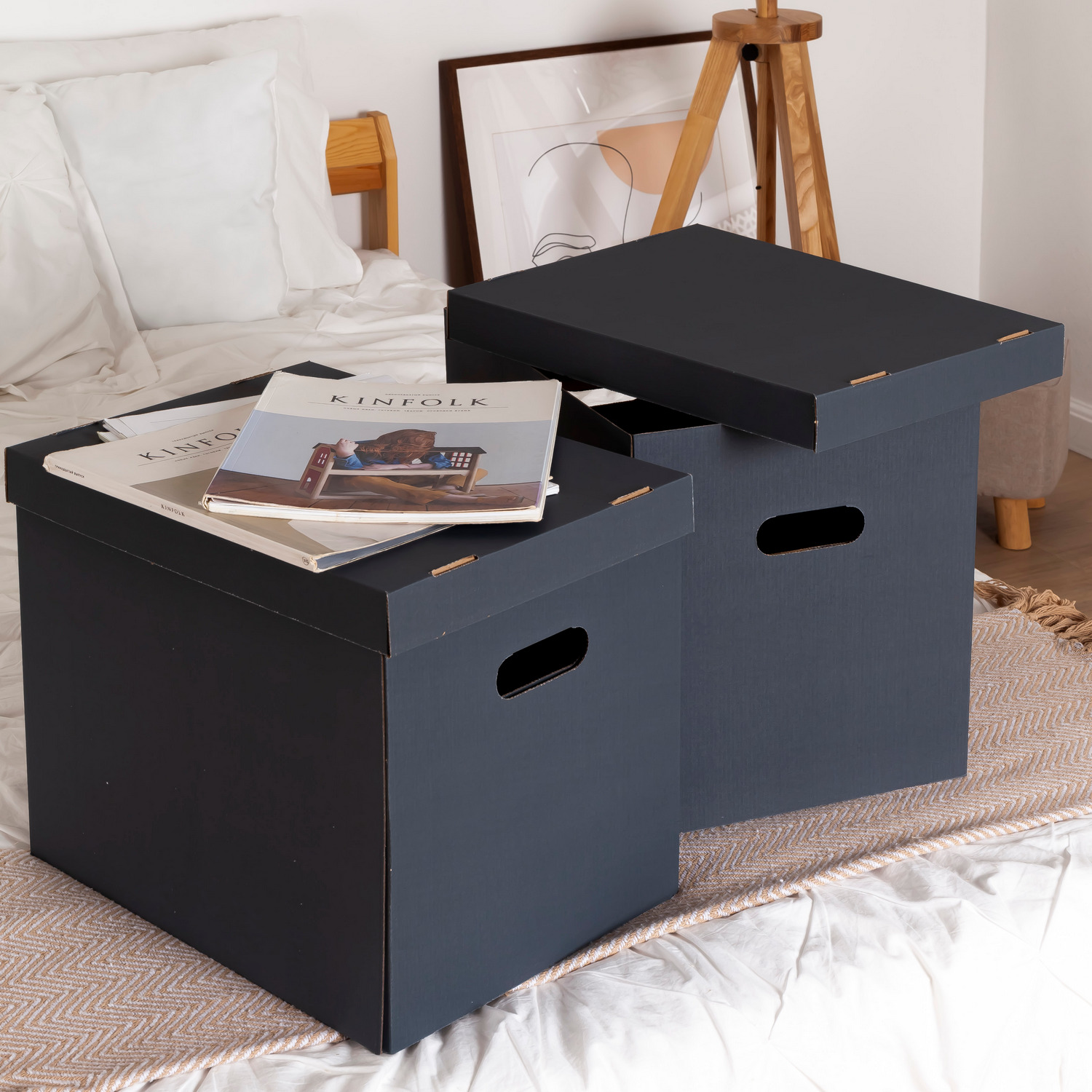 Большие картонные коробки «White&Black»