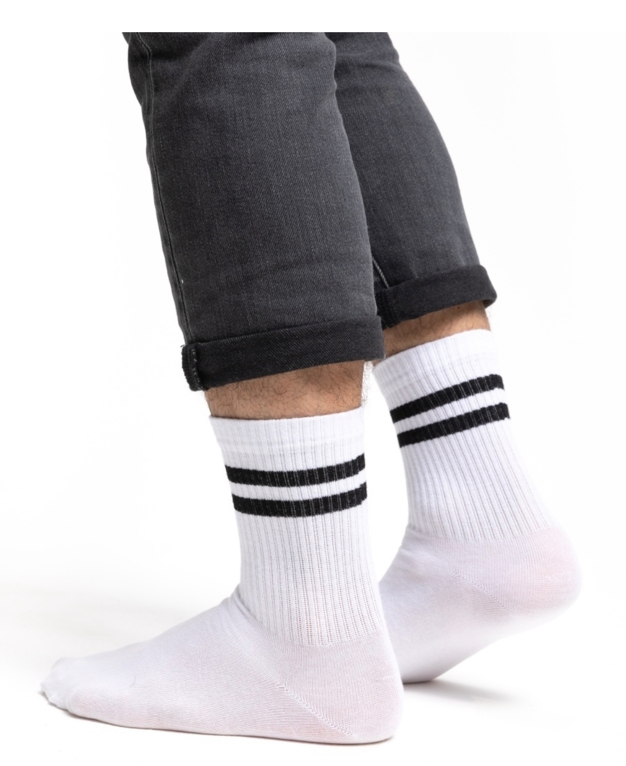 Носки спортвиные с полосками