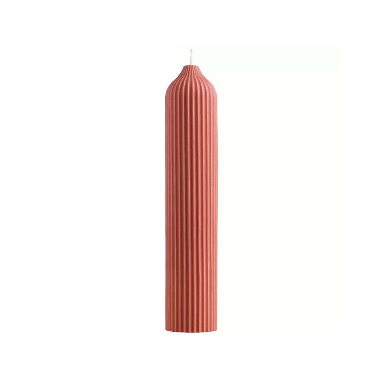 Терракотовая декоративная свеча, 25,5 см