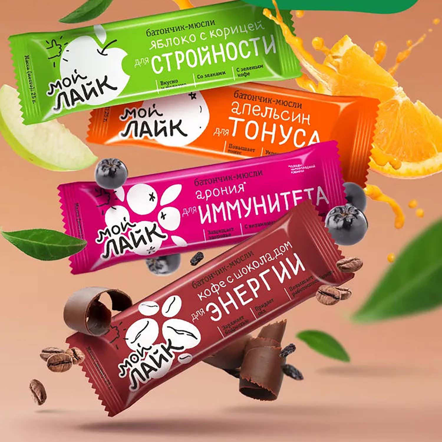 Ассорти мюсли-батончиков