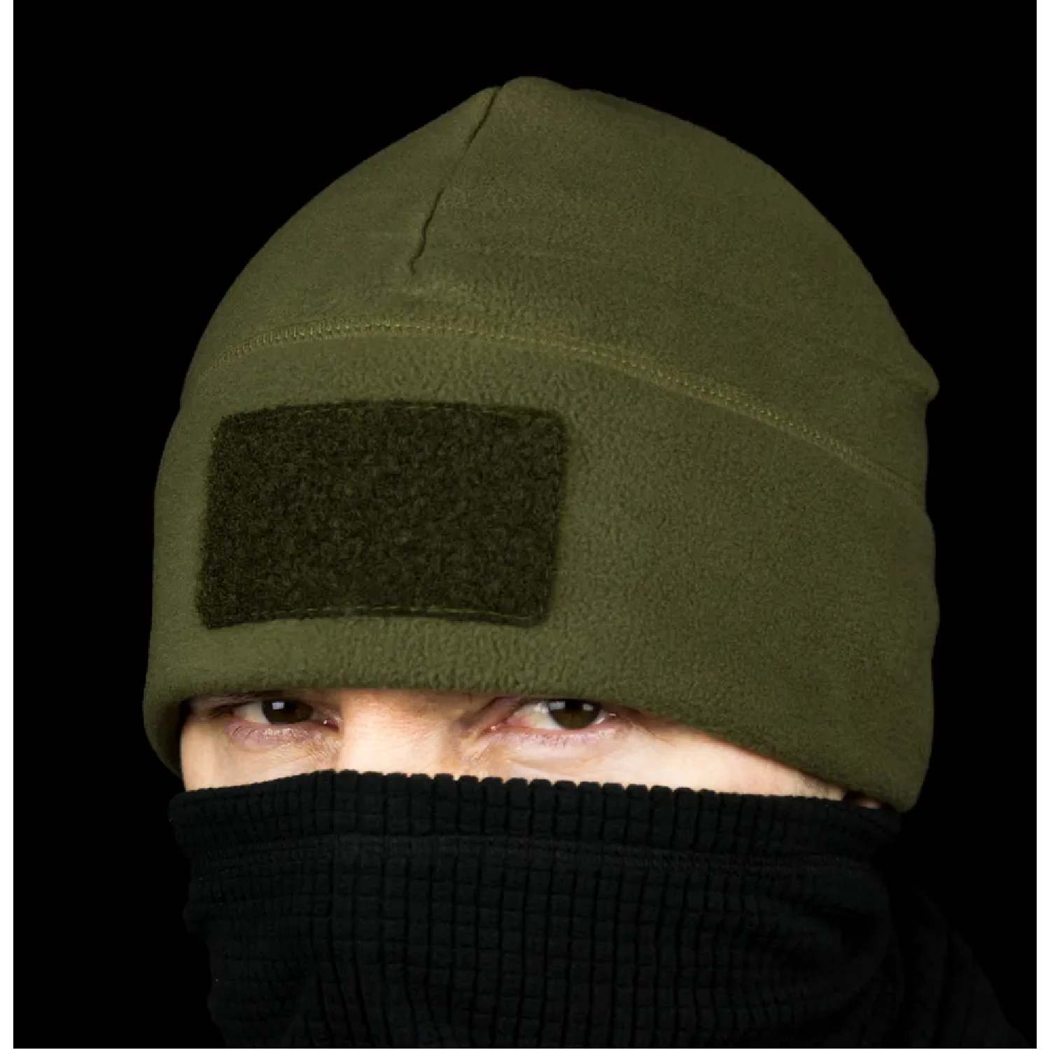 Флисовая шапка (Камуфляж «Хаки»)