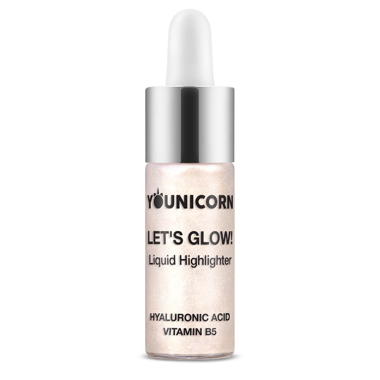 Жидкий голографический хайлайтер для лица «Жемчужно-розовый»