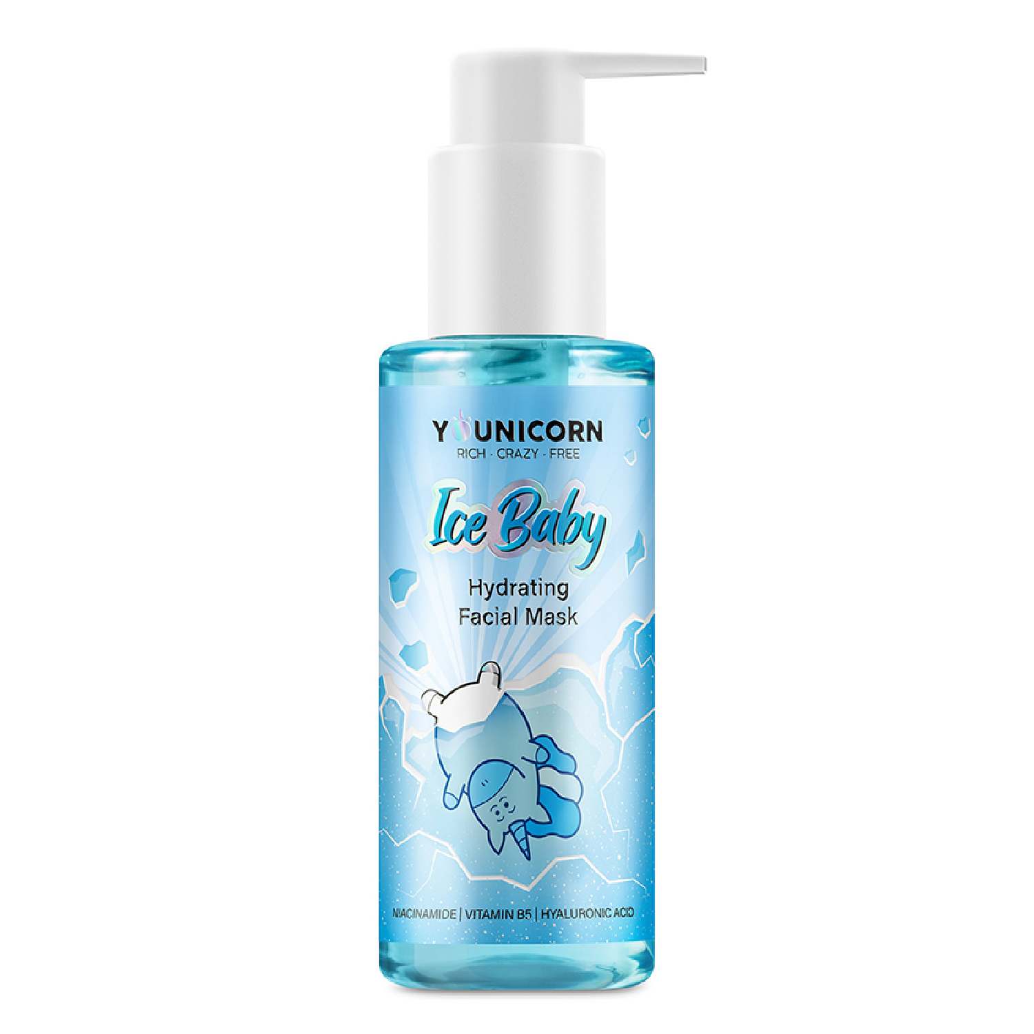 Увлажняющая гелевая маска для лица ICE BABY