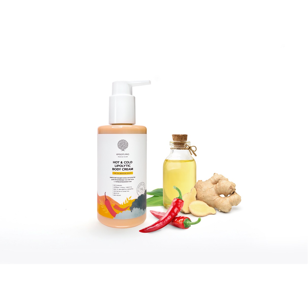Жиросжигающий крем-липолитик «Hot & cold lipolytic body cream»