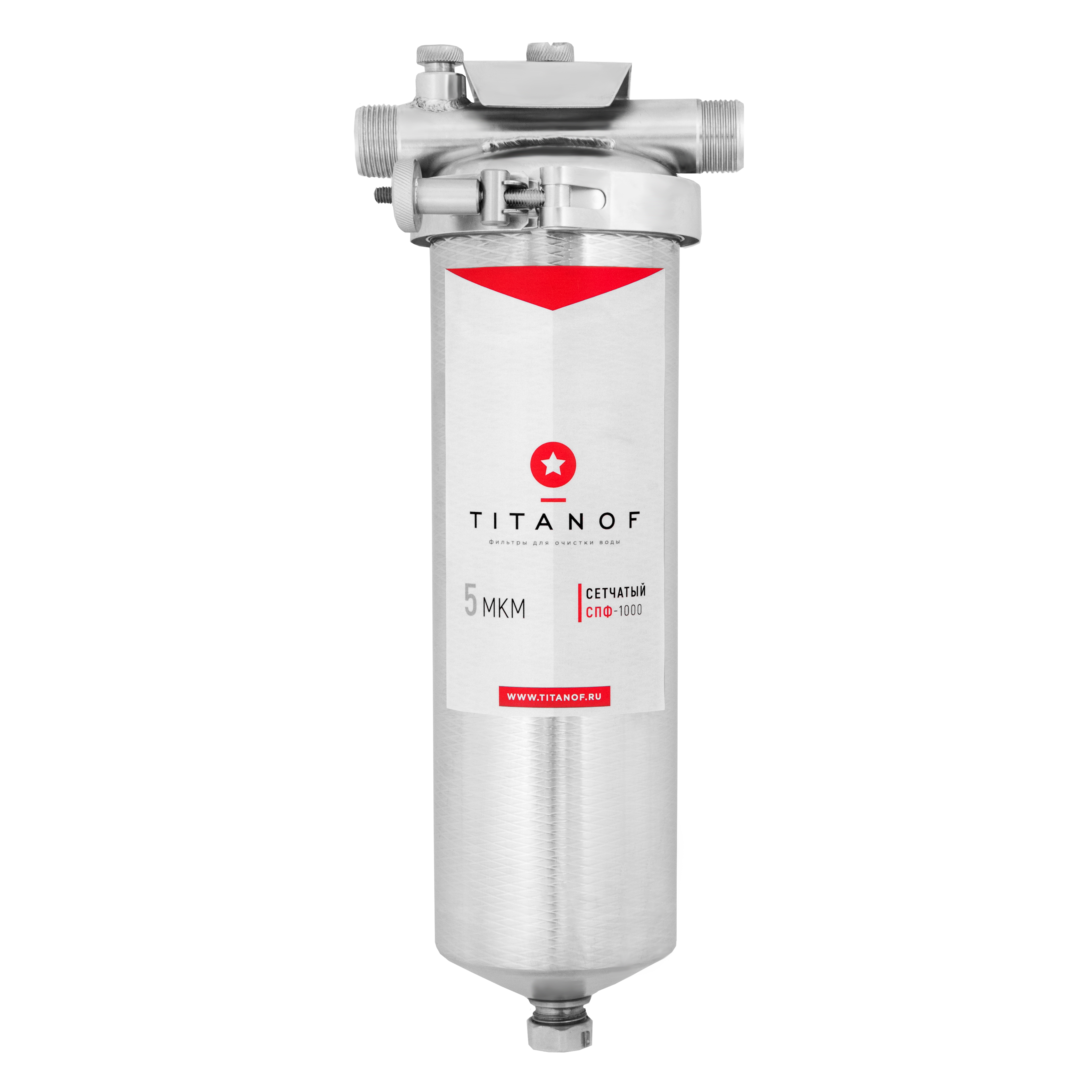 Фильтр для воды титанов отзывы. TITANOFF фильтр для воды. Фильтр для воды TITANOF ПТФ-1 500 Л/Ч. Магистральный фильтр Титан. Механический 5 микронный фильтр для очистки воды.