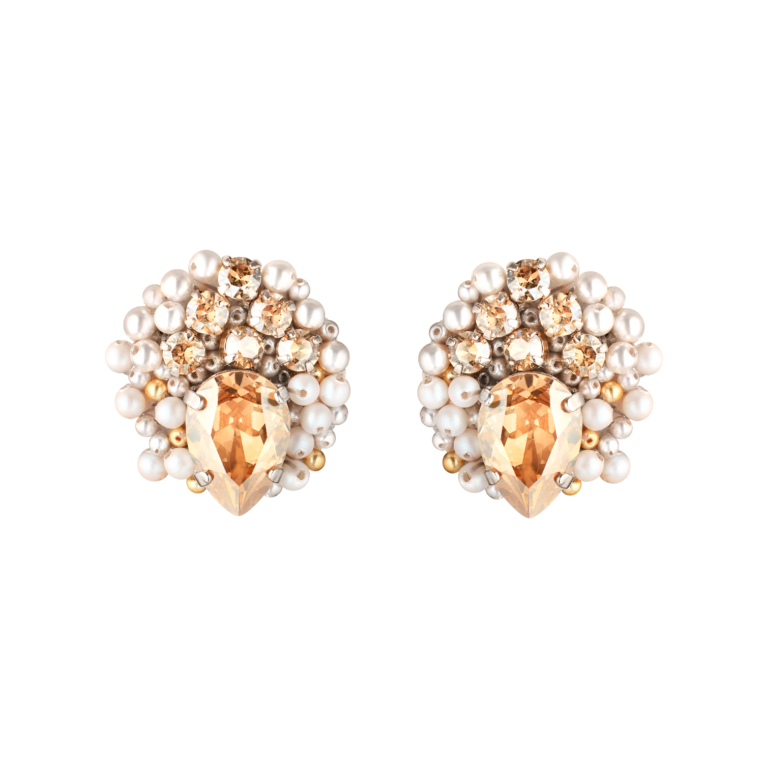 GOLDEN SHADOW mini earrings