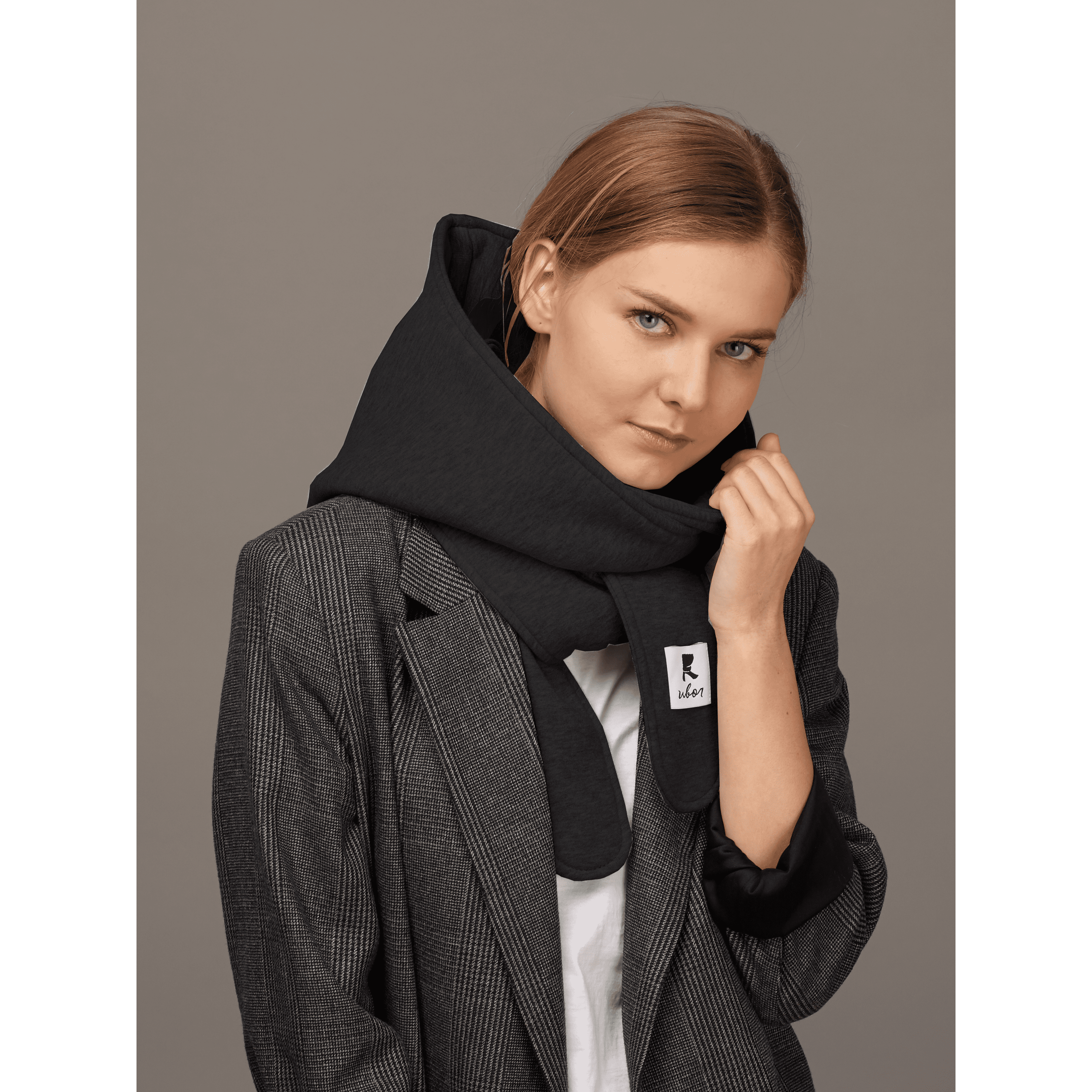 Шарф-капюшон Black