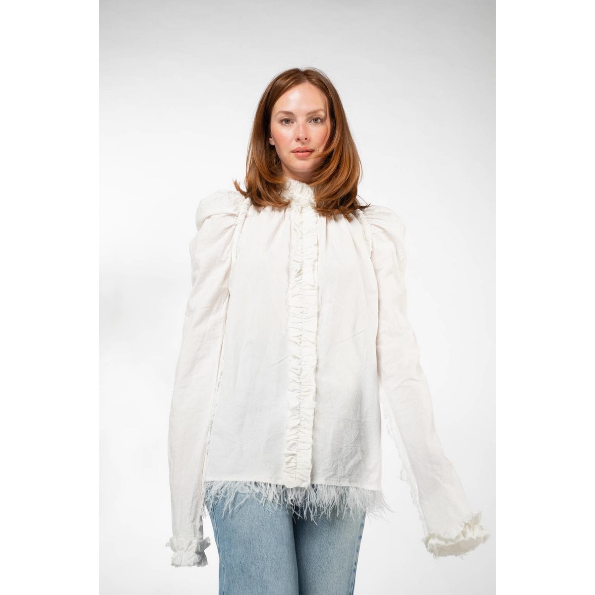 Блуза «Перья»