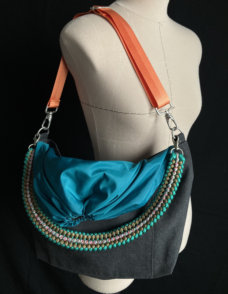 Бирюзовая сумка-конструктор 1