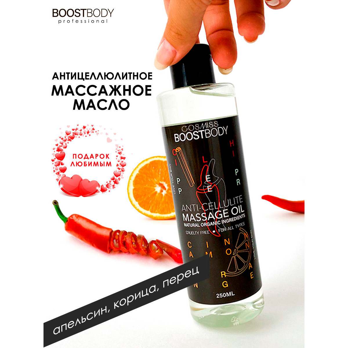 Масло массажное для тела антицеллюлитное