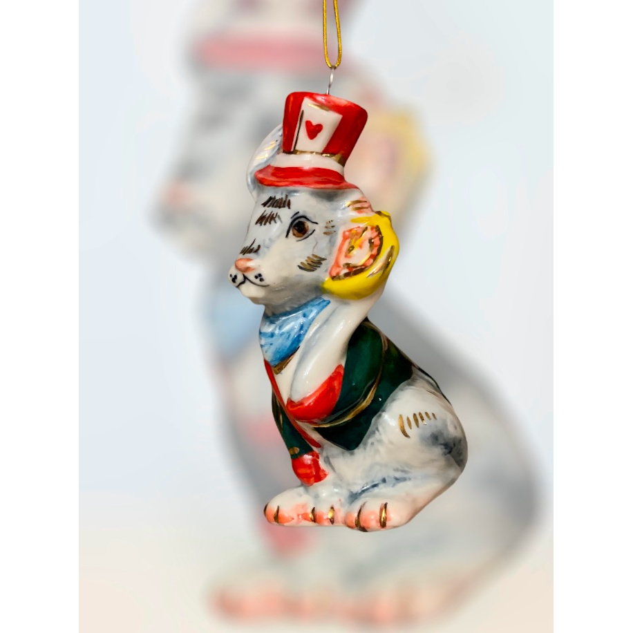 Елочная игрушка «Мартовский заяц»