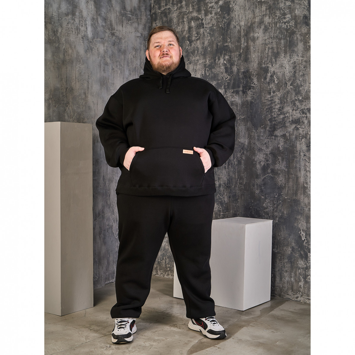 Брюки с начесом большого размера