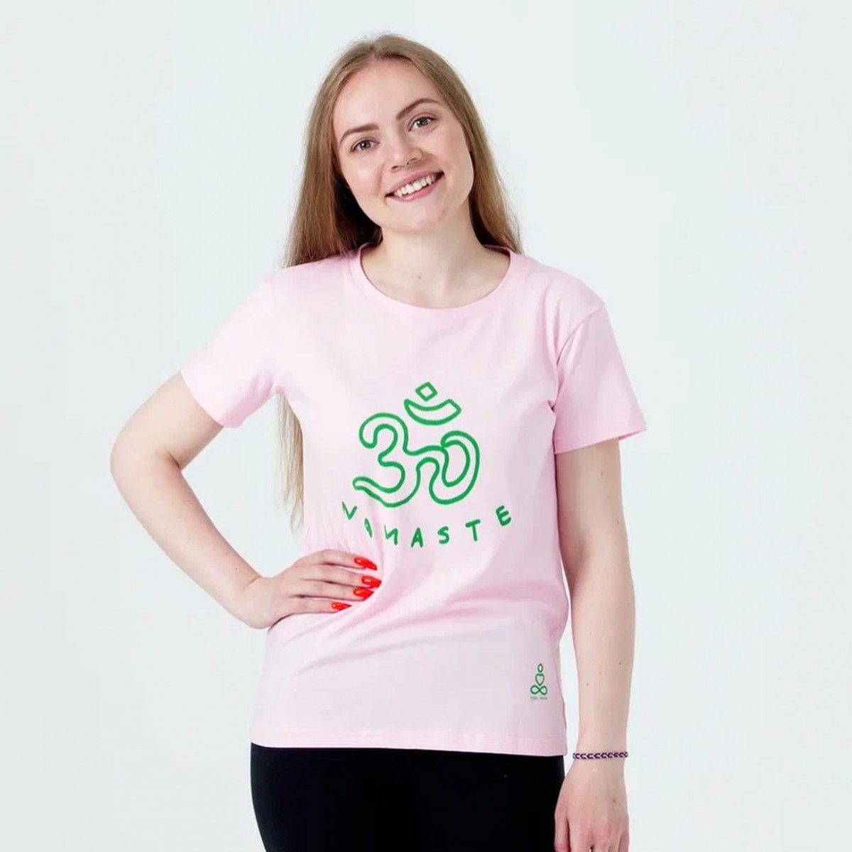 Футболка Namaste розового цвета