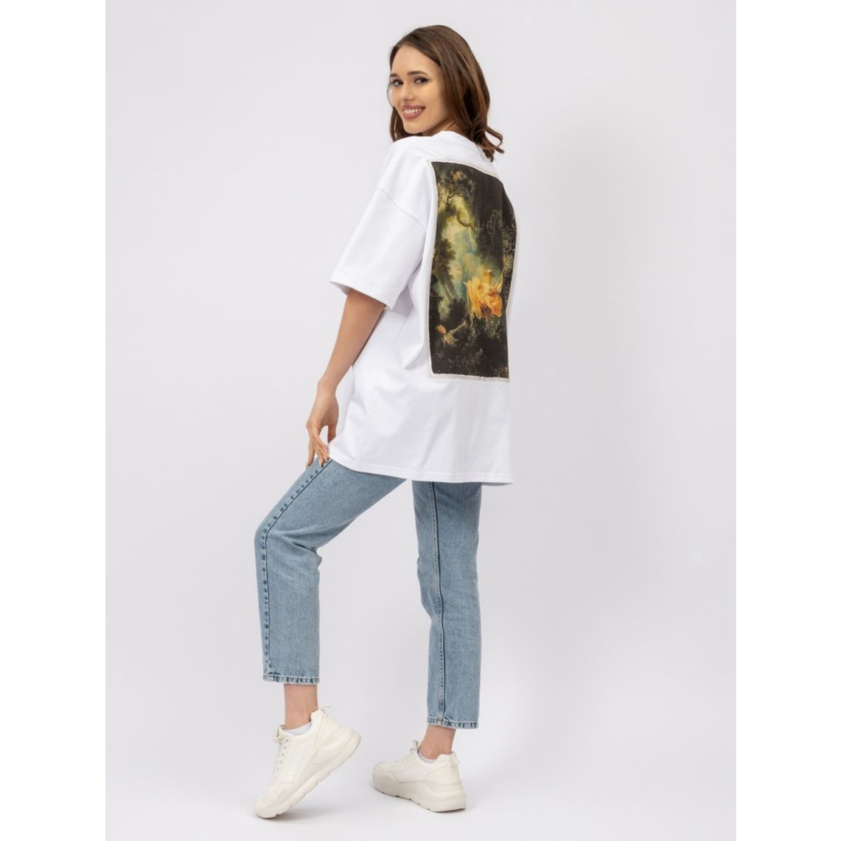 Футболка женская оверсайз