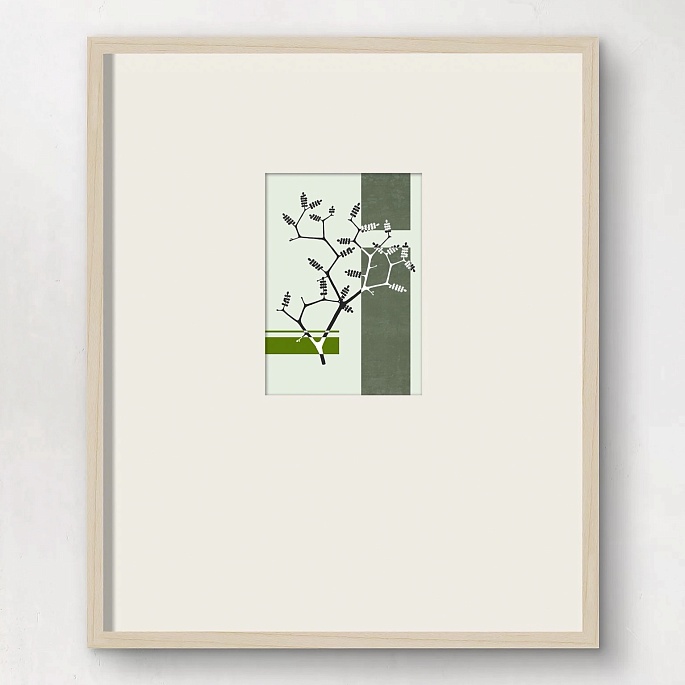 Принт Floral White II