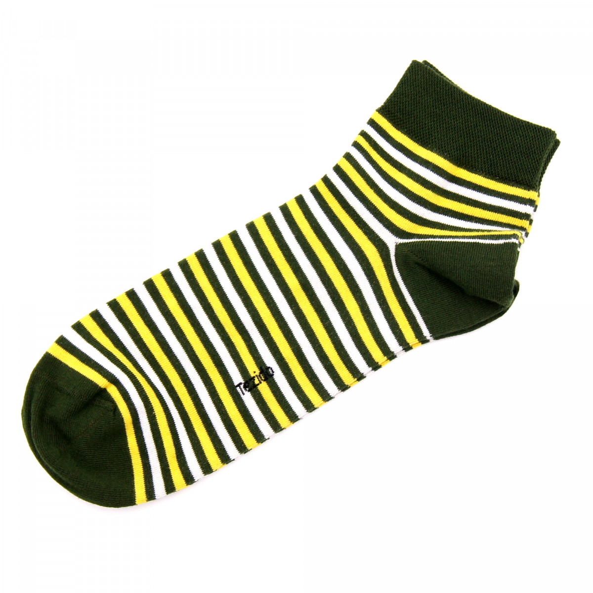 Короткие носки (полосы зеленые)