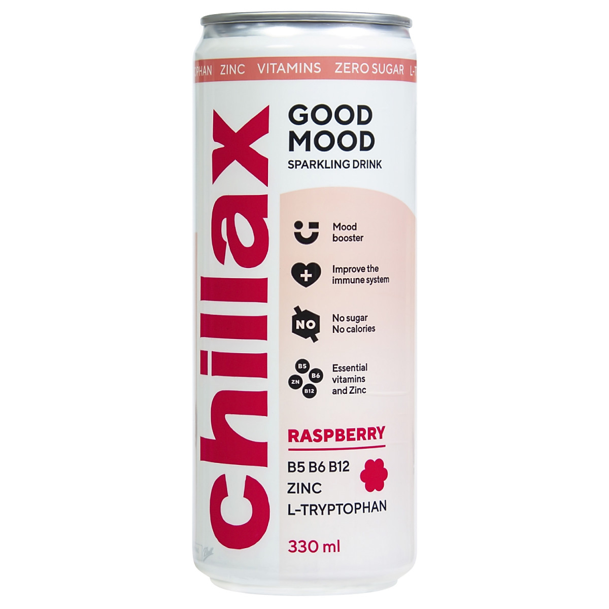 Напиток безалкогольный слабогазированный функциональный со вкусом малины