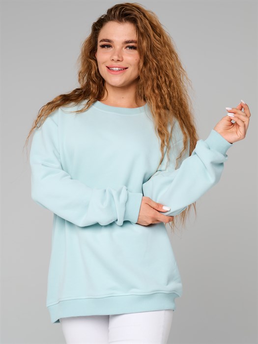 Свитшот "Dusty Mint" Оверсайз / Velur