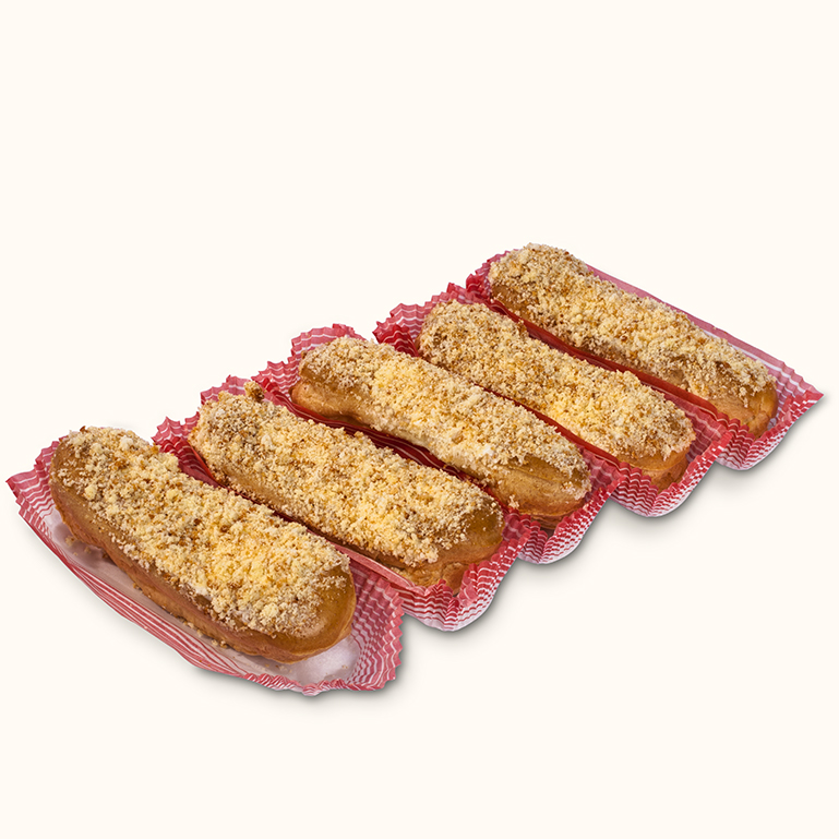 Эклеры с кремом (5 штук) 225 г.