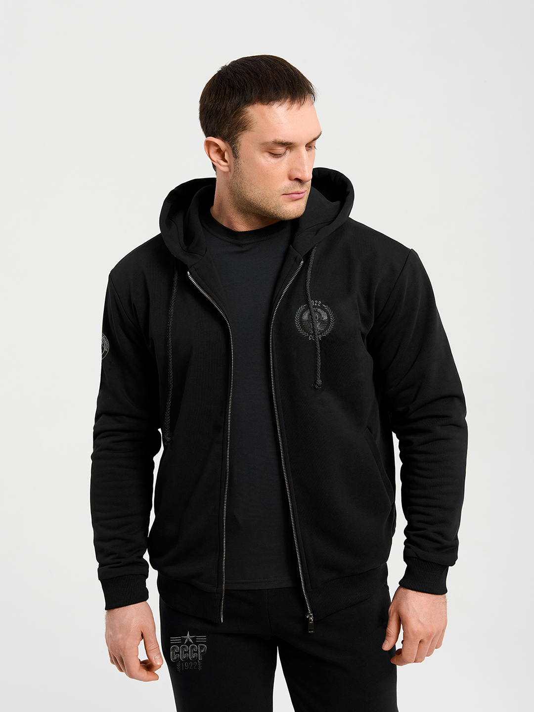Толстовка муж "СССР Black edition" Lite
