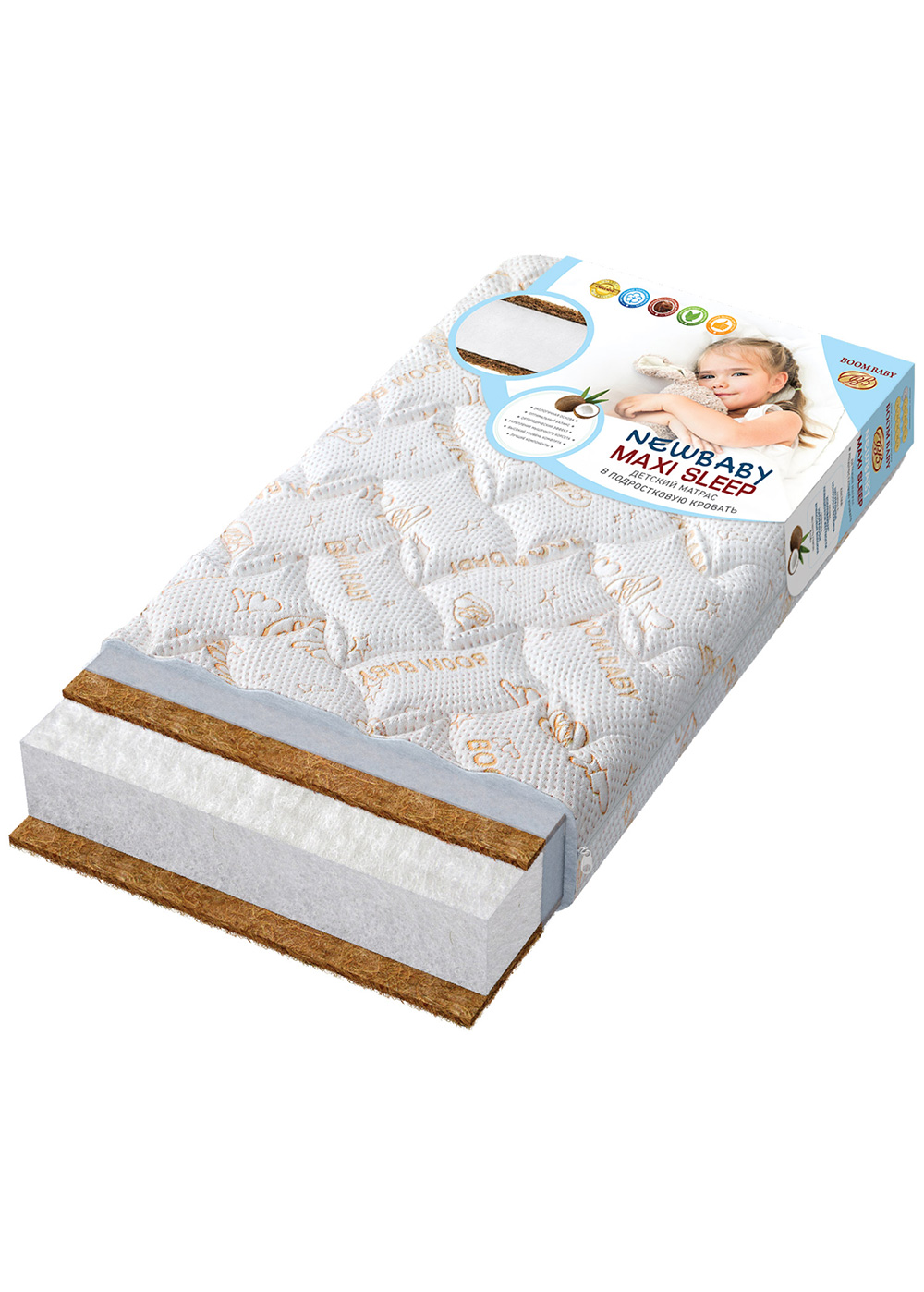 Матрас NewBaby "Maxi Sleep" 160x80x12