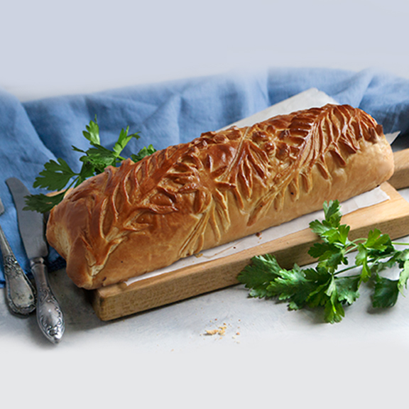 Кулебяка с мясом