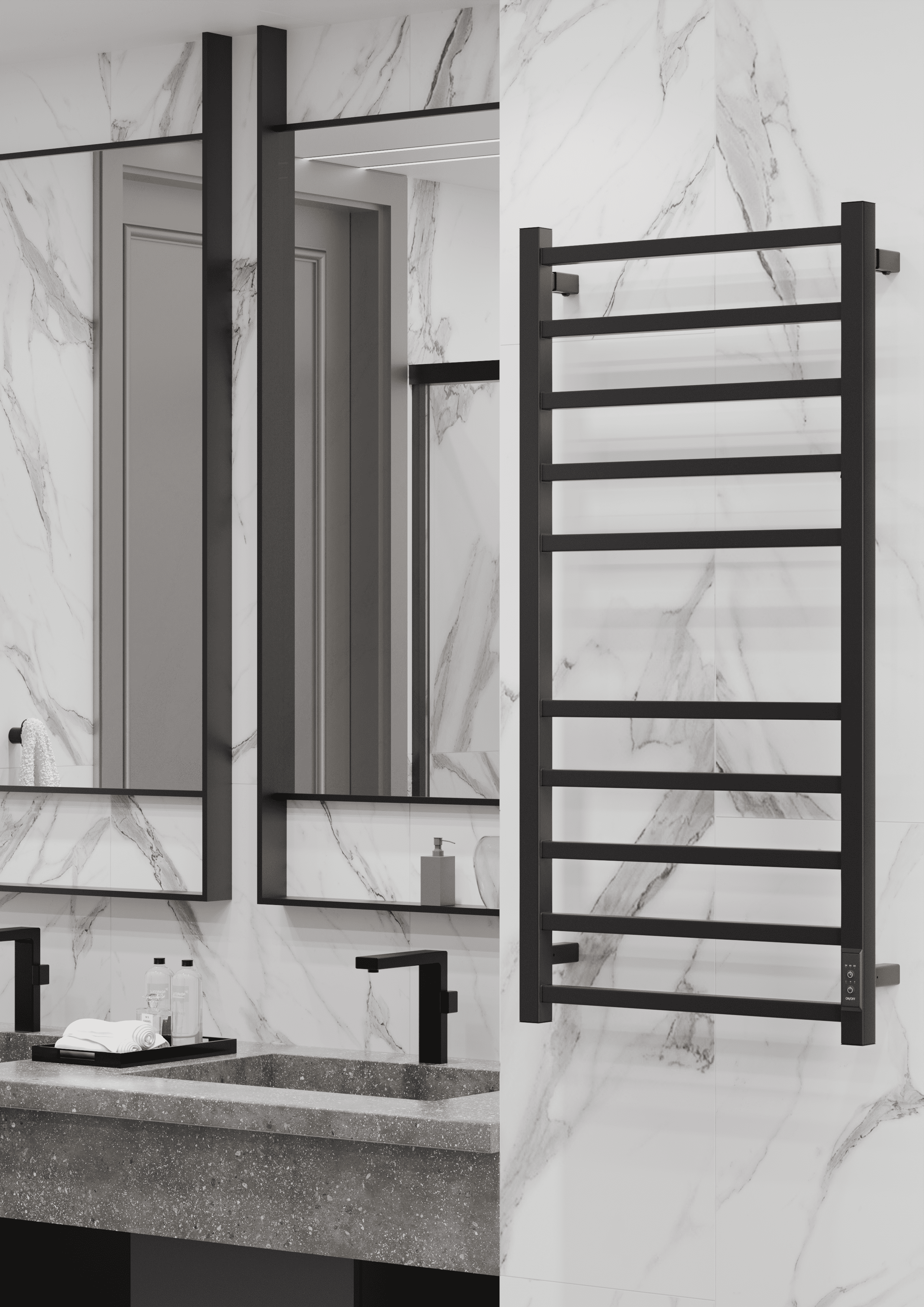 Электрический полотенцесушитель L Plaza Neo