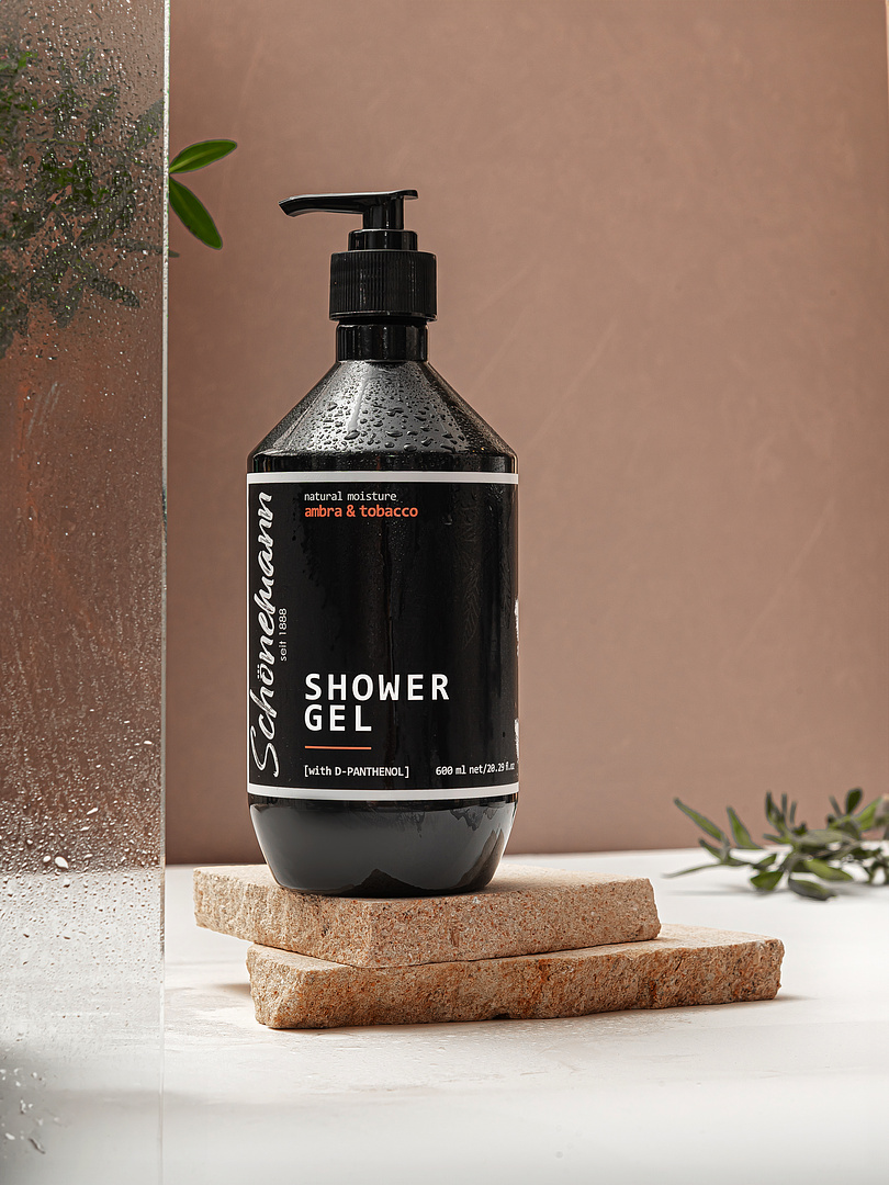 Гель для душа "Schonemann" (Амбра и табак), 600мл.