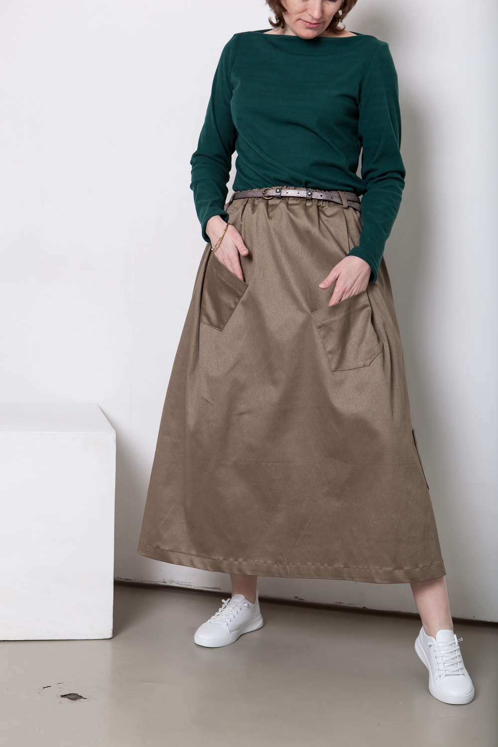 Юбка на резинке "7 карманов"