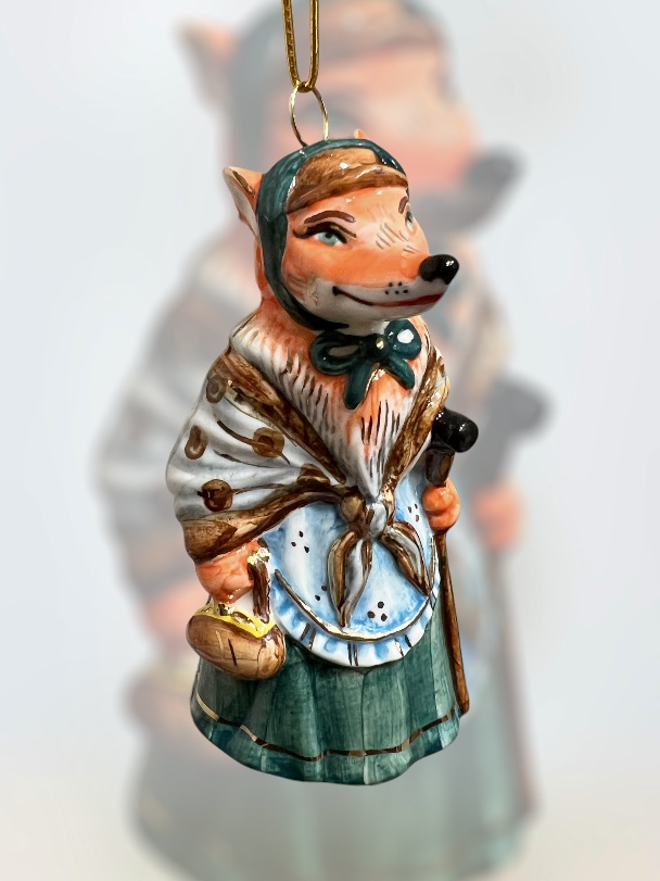 Елочная игрушка "Лиса Алиса"