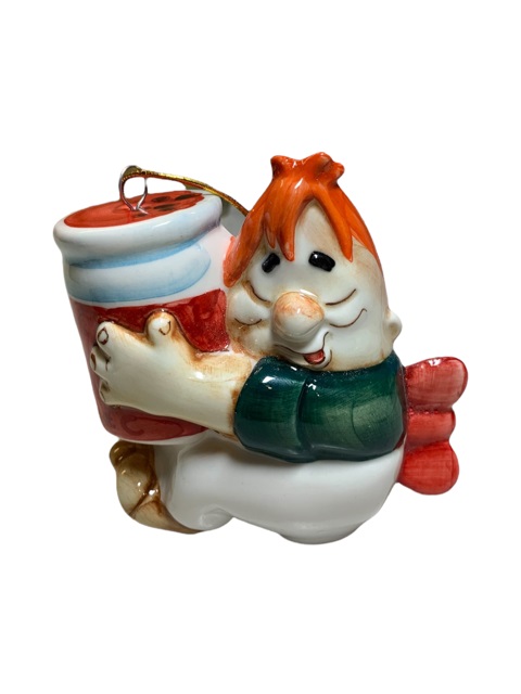 Елочная игрушка "Карлсон" с закрытыми глазами