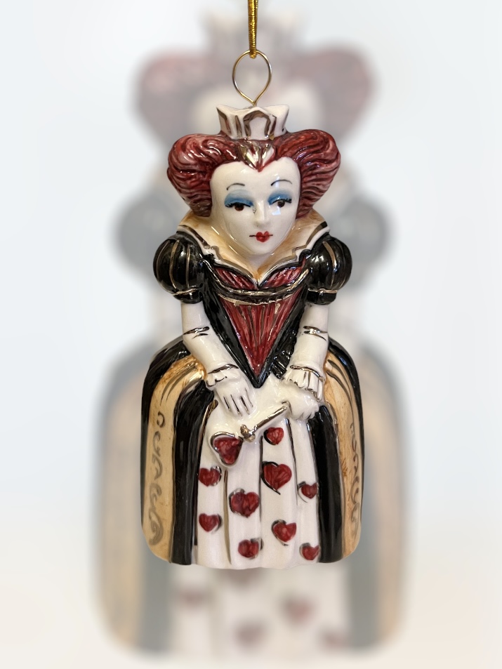 Елочная игрушка «Червонная королева» черная