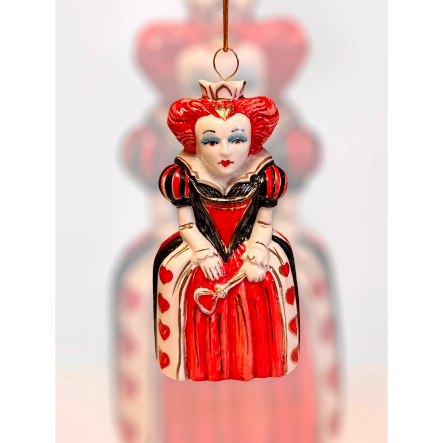 Елочная игрушка «Червонная королева» красная