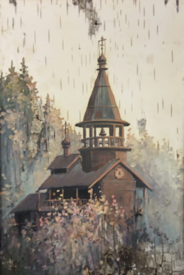 Картина "Храм вознесения"