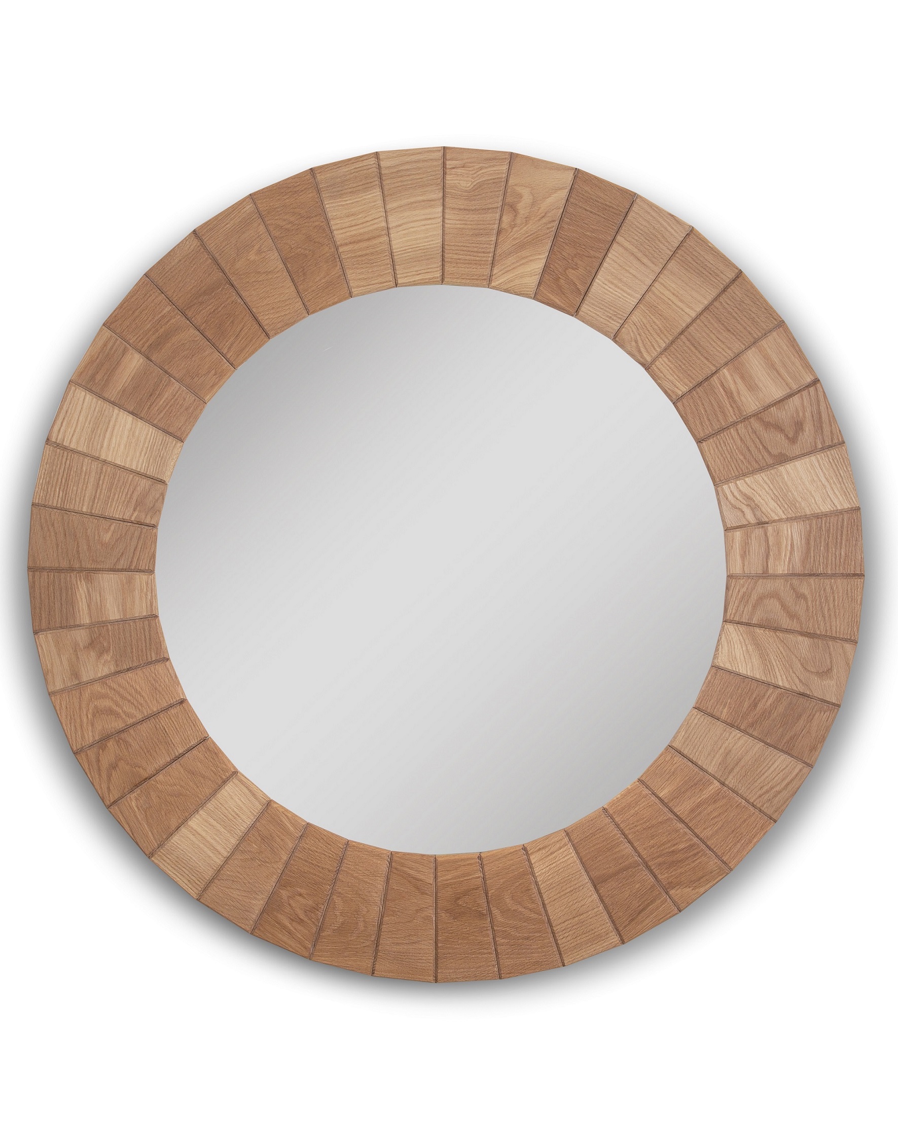 Зеркало настенное «Sun» oak (дуб) natura широкое 48 см