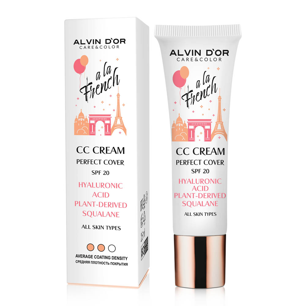 Тональный крем СС CREAM PERFECT COVER SPF 20 A LA FRENCH тон 02