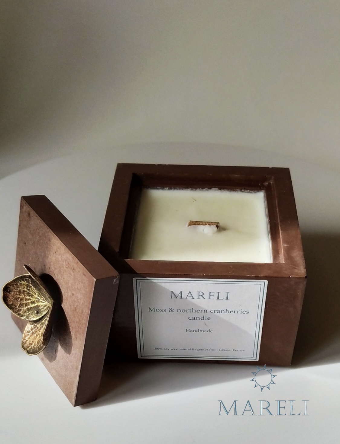 Арома-свечи в подсвечнике Moss&northern cranberries 100мл.