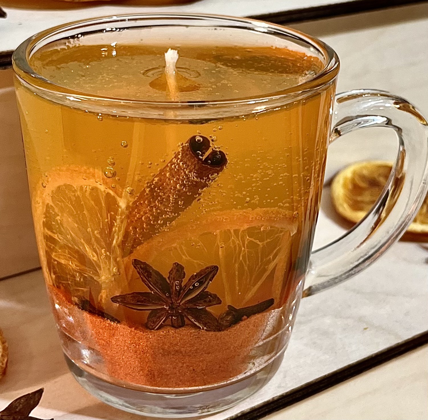Свеча Апельсиновый чай