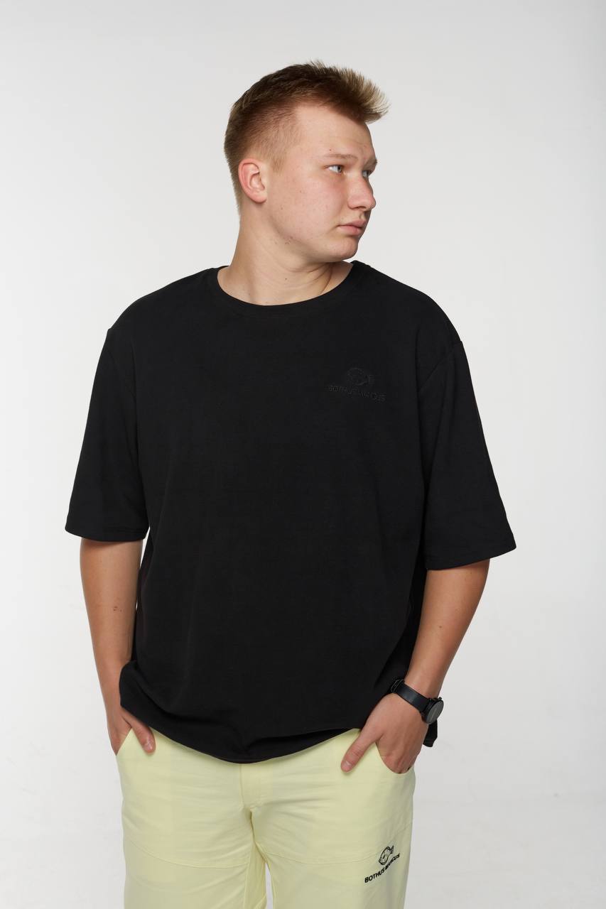 Black Basic T-shirt Bothus Mancus