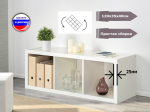 Стеллаж Brook, 40х35х120 см, белый
