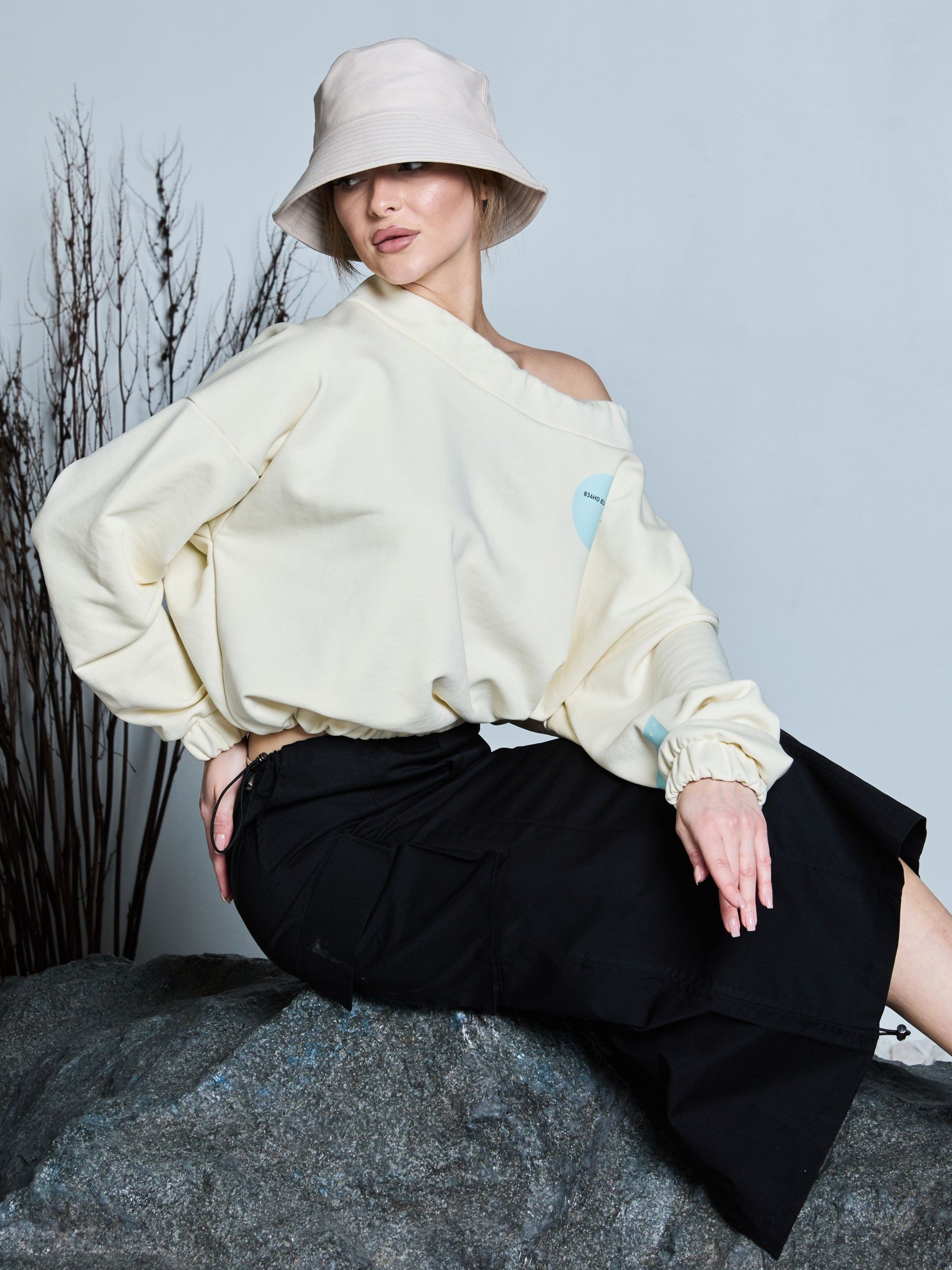 Свитшот с лентой "зефир"